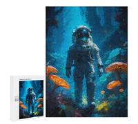 Puzzle 500 PCS Astronaut Lost in Forest Puzzles pour Adultes, Jouet, Décoration Murale, Cadeau d'anniversaire, Idéal pour Toute La Famille 500 PCS