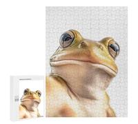 Puzzle 500 PCS Close-up Frog Selfie Puzzles pour Adultes, Jouet, Décoration Murale, Motif À Assembler, Idéal comme Cadeau pour Toute La Famille 500 PCS