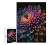 Puzzle 500 PCS Colorful Abstract Flower Art-2 Puzzle pour Adolescents Améliorez Votre Mémoire Entraînez Votre Cerveau Et Vos Mains Jouets Addictifs pour Cultiver La Patience 500 PCS
