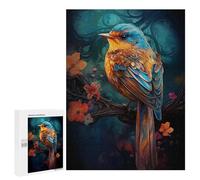 Puzzle 500 PCS Colorful Fantasy Bird Art Puzzles pour Adultes - Cadeau d'anniversaire - Jeu Difficile Et Stimulant - Cadeaux