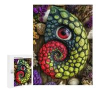 Puzzle 500 PCS Colorful Stone with Eye Design Puzzles pour Adultes Améliorent La Mémoire Interaction Parent-Enfant Casse-tête Jeux De Société en Famille 500 PCS