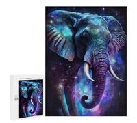 Puzzle 500 PCS Cosmic Elephant Art Print-11 Puzzles pour Adolescents - Anti-Stress - Défi Éducatif - Idée Cadeau Et Anniversaire Unique 500 PCS