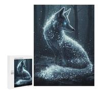 Puzzle 500 PCS Enchanted Winter Fox Puzzles pour Adultes - Cadeau d'anniversaire - Jeu Difficile Et Stimulant - Cadeaux