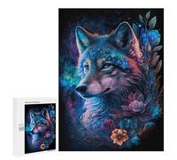 Puzzle 500 PCS Enchanted Wolf Fantasy Artwork -2 Puzzles pour Adolescents - Anti-Stress - Défi Éducatif - Idée Cadeau Et Anniversaire Unique 500 PCS