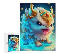 Puzzle 500 PCS Fantasy Cute Mythical Beast Plush Toy Puzzles pour Adultes Améliorent La Mémoire Interaction Parent-Enfant Casse-tête Jeux De Société en Famille 500 PCS