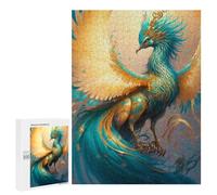 Puzzle 500 PCS Fantasy Phoenix Art Print Puzzles pour Adultes Améliorent La Mémoire Interaction Parent-Enfant Casse-tête Jeux De Société en Famille 500 PCS