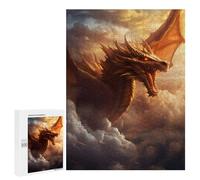Puzzle 500 PCS Flying Dragon Puzzles pour Adultes, Jouet, Décoration Murale, Cadeau d'anniversaire, Idéal pour Toute La Famille 500 PCS