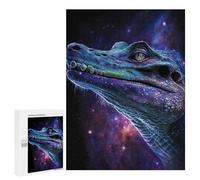 Puzzle 500 PCS Galactic Crocodile Profile Puzzles pour Adolescents - Anti-Stress - Défi Éducatif - Idée Cadeau Et Anniversaire Unique 500 PCS