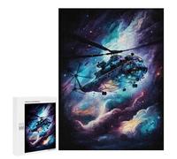 Puzzle 500 PCS Galactic Helicopter Adventure -13 Puzzle pour Adolescents Améliorez Votre Mémoire Entraînez Votre Cerveau Et Vos Mains Jouets Addictifs pour Cultiver La Patience 500 PCS