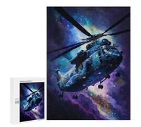 Puzzle 500 PCS Galactic Helicopter Adventure -3 Puzzle pour Adolescents Améliorez Votre Mémoire Entraînez Votre Cerveau Et Vos Mains Jouets Addictifs pour Cultiver La Patience 500 PCS