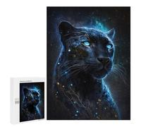 Puzzle 500 PCS Galactic Leopard Majesty Puzzle pour Adolescents Améliorez Votre Mémoire Entraînez Votre Cerveau Et Vos Mains Jouets Addictifs pour Cultiver La Patience 500 PCS