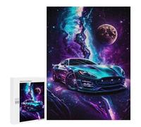 Puzzle 500 PCS Galactic Sports Car Artwork-1 Puzzles pour Adultes Améliorent La Mémoire Interaction Parent-Enfant Casse-tête Jeux De Société en Famille 500 PCS