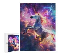 Puzzle 500 PCS Galactic Unicorn Majesty Puzzle pour Adolescents Améliorez Votre Mémoire Entraînez Votre Cerveau Et Vos Mains Jouets Addictifs pour Cultiver La Patience 500 PCS