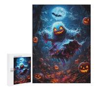 Puzzle 500 PCS Halloween Ghost in Forest Puzzles pour Adultes, Jouet, Décoration Murale, Cadeau d'anniversaire, Idéal pour Toute La Famille 500 PCS