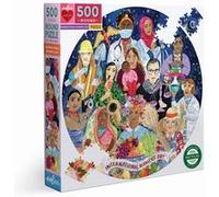 Puzzle 500 pcs INTERNATIONAL WOMEN'S DAY EEBOO Carton Multicolore Multicolore G