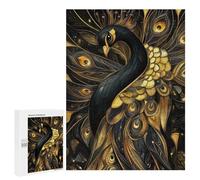 Puzzle 500 PCS Kintsugi Peacock Puzzles pour Adultes, Jouet, Décoration Murale, Difficile, Difficile, Cadeaux Uniques pour Anniversaire Et Noël 500 PCS