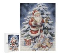 Puzzle 500 PCS Lovely Santa Claus Puzzles pour Adultes, Jouet, Décoration Murale, Motif À Assembler, Idéal comme Cadeau pour Toute La Famille 500 PCS