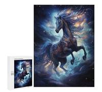 Puzzle 500 PCS Magic Space Horse Puzzles pour Adultes, Jouet, Décoration Murale, Cadeau d'anniversaire, Idéal pour Toute La Famille 500 PCS