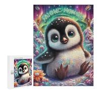 Puzzle 500 PCS Magical Penguin Fantasy Artwork Puzzles pour Adolescents - Anti-Stress - Défi Éducatif - Idée Cadeau Et Anniversaire Unique 500 PCS