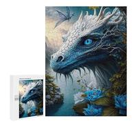 Puzzle 500 PCS Mandala Ice Dragon Jungle Puzzles pour Adultes Jouets Anti-Stress Vacances À La Maison Tuer Le Temps Faire Travailler Le Cerveau 500 PCS