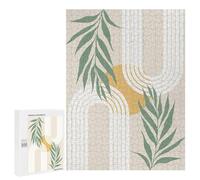 Puzzle 500 PCS Minimalist Floral 49 Puzzles pour Adultes, Jouet, Décoration Murale, Difficile, Difficile, Cadeaux Uniques pour Anniversaire Et Noël 500 PCS