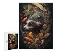 Puzzle 500 PCS Myth Badger Wild Animal Puzzles pour Adultes, Jouet, Décoration Murale, Difficile, Difficile, Cadeaux Uniques pour Anniversaire Et Noël 500 PCS
