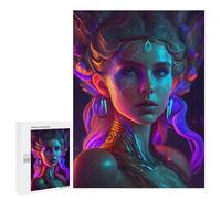 Puzzle 500 PCS Neon Fantasy Portrait -1 Puzzles pour Adultes, Jouet, Décoration Murale, Cadeau d'anniversaire, Idéal pour Toute La Famille 500 PCS