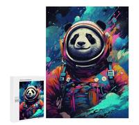 Puzzle 500 PCS Panda Astronaut Space Suit-1 Puzzle pour Adolescents Améliorez Votre Mémoire Entraînez Votre Cerveau Et Vos Mains Jouets Addictifs pour Cultiver La Patience 500 PCS