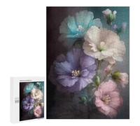 Puzzle 500 PCS Pastel Flowers Bouquet Wall Art Print Puzzles pour Adolescents Course De Vitesse Manuelle Activités Amusantes À La Maison Jeu Stimulant Et Jeu en Famille 500 PCS