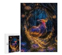 Puzzle 500 PCS Phoenix in Forest Puzzles pour Adultes, Jouet, Décoration Murale, Difficile, Difficile, Cadeaux Uniques pour Anniversaire Et Noël 500 PCS