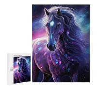 Puzzle 500 PCS pour Adolescentes Beautiful Space Horse Puzzle pour Adultes, Jouet, Décoration Murale, Cadeaux pour Femmes, Cadeaux Uniques pour Anniversaire Et Noël 500 PCS