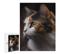 Puzzle 500 PCS pour Adolescentes Calico Cat Puzzle pour Adultes, Jouet, Décoration Murale, Cadeaux pour Femmes, Cadeaux Uniques pour Anniversaire Et Noël 500 PCS