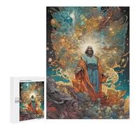Puzzle 500 PCS pour Adolescentes Divine Creation A Cosmic Vision Puzzles pour Adolescentes Jeux Amusants Assemblage De Motifs Aide À Exercer Le Cerveau 500 PCS