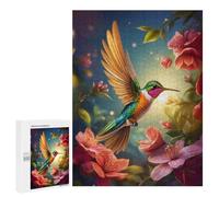 Puzzle 500 PCS pour Adolescentes Enchanted Hummingbird Puzzle pour Adultes, Jouet, Décoration Murale, Cadeaux pour Femmes, Cadeaux Uniques pour Anniversaire Et Noël 500 PCS
