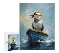 Puzzle 500 PCS pour Adolescentes Seagull Pirate on A Boat Puzzle pour Adultes, Jouet, Décoration Murale, Cadeaux pour Femmes, Cadeaux Uniques pour Anniversaire Et Noël 500 PCS