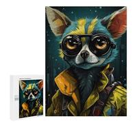 Puzzle 500 PCS pour Adolescentes Steampunk Lemur Elegance Puzzle pour Adultes, Jouet, Décoration Murale, Cadeaux pour Femmes, Cadeaux Uniques pour Anniversaire Et Noël 500 PCS