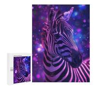 Puzzle 500 PCS pour Adolescentes Zebra Animal Space Puzzle pour Adultes, Jouet, Décoration Murale, Cadeaux pour Femmes, Cadeaux Uniques pour Anniversaire Et Noël 500 PCS
