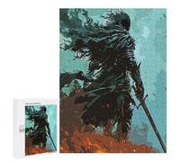 Puzzle 500 PCS pour Adolescents Black Swordsman Puzzle Jeux De Famille Assemblage De Motifs Cadeaux Uniques pour Anniversaire Et Noël 500 PCS