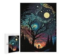 Puzzle 500 PCS pour Adolescents Colorful Galaxy 3 Puzzle Adulte Jeu Manuel Décoration Intérieure Cadeaux Uniques pour Anniversaire Et Noël 500 PCS