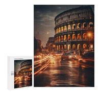 Puzzle 500 PCS pour Adolescents Colosseum Rome Italy Puzzle Jeux De Famille Assemblage De Motifs Cadeaux Uniques pour Anniversaire Et Noël 500 PCS