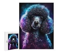 Puzzle 500 PCS pour Adolescents Cosmic Poodle Art Print-14 Puzzles pour Adultes : Améliorent La Mémoire, Difficiles Et Stimulants, Cadeaux De Noël Et d'anniversaire 500 PCS