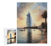 Puzzle 500 PCS pour Adolescents Dubai United Arab Emirates Puzzle Jeux De Famille Assemblage De Motifs Cadeaux Uniques pour Anniversaire Et Noël 500 PCS