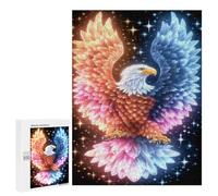 Puzzle 500 PCS pour Adolescents Eagle Fantasy Art Print Puzzles pour Adultes : Améliorent La Mémoire, Difficiles Et Stimulants, Cadeaux De Noël Et d'anniversaire 500 PCS