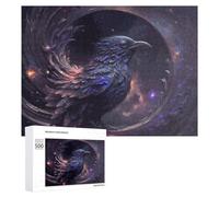 Puzzle 500 PCS pour Adolescents Enchanted Feathered Being in Cosmic Orbit Puzzle pour Adultes, Jouet, Décoration Murale, Améliore La Mémoire, Aide À Exercer Le Cerveau 500 PCS