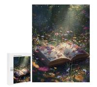 Puzzle 500 PCS pour Adolescents Enchanted Forest Book -1 Puzzles pour Adultes : Améliorent La Mémoire, Difficiles Et Stimulants, Cadeaux De Noël Et d'anniversaire 500 PCS