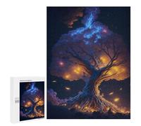 Puzzle 500 PCS pour Adolescents Enchanted Glowing Tree -1 Puzzle Adulte Jeu Manuel Décoration Intérieure Cadeaux Uniques pour Anniversaire Et Noël 500 PCS