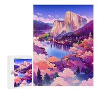 Puzzle 500 PCS pour Adolescents Enchanted Mountain Landscape Puzzles pour Adultes Jeu Familial Course De Vitesse Manuelle Cadeaux Anti-Stress 500 PCS