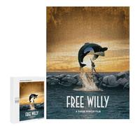 Puzzle 500 PCS pour Adolescents Free Willy Jeux De Puzzle Relaxants, Défi Difficile, Cadeaux Uniques pour Anniversaire Et Noël 500 PCS