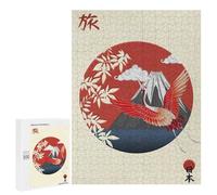 Puzzle 500 PCS pour Adolescents Fuji Mount Japanese Puzzle Adulte Jeu Manuel Décoration Intérieure Cadeaux Uniques pour Anniversaire Et Noël 500 PCS