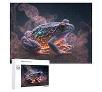 Puzzle 500 PCS pour Adolescents Galactic Frog Cosmic Artwork Puzzle pour Adultes Jeu De Réflexion, Analyse Et Logique, Idéal comme Cadeau 500 PCS